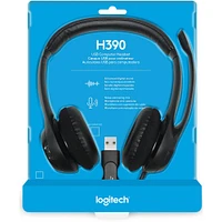 Logitech 981-000014 H390 USB Headset 981000014 H390 | Electronic Express