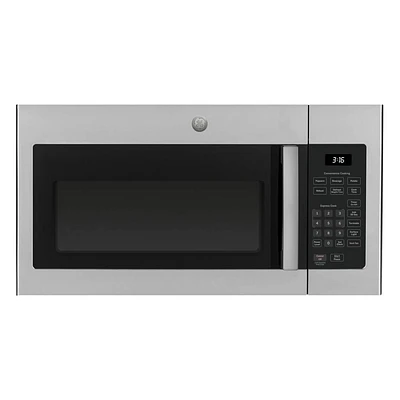 GE JVM3160RFSS 1.6 Cu. Ft. Stainless Over-the-Range Microwave | Electronic Express