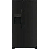 Frigidaire FRIGSXSKITBK 4 Pc. Black Side-by-side Kitchen Package | Electronic Express