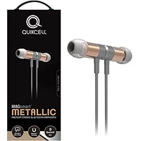 QuikCell MSMETALROSE Wireless Bluetooth Headset - Rose Gold | Electronic Express