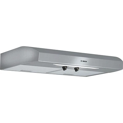 Bosch DUH30152UC 300 Series 30 in. Stainless Under Cabinet Hood | Electronic Express