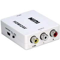 QVS HRCAASR Hdmi To Composite Video - & Stereo Audio Converter | Electronic Express