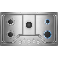 KitchenAid KCGS350ESS 30 in. Stainless 5 Burner Gas Cooktop | Electronic Express