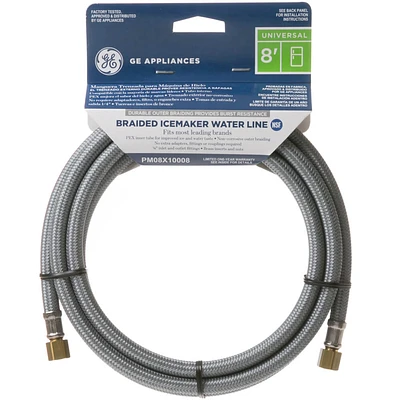 GE PM08X10008 8 Universal Braided Water Line - OPEN BOX 8FTFRDIGEWTR | Electronic Express