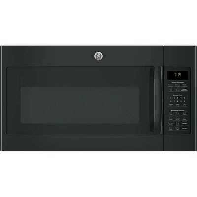 GE JVM7195DKBB 1.9 Cu. Ft. Black Over-the-Range Microwave | Electronic Express