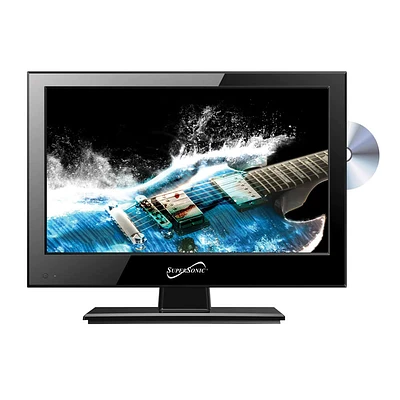 SuperSonic 13.3 inch 720p LED HD TV with DVD Player- SC1312 | Electronic Express