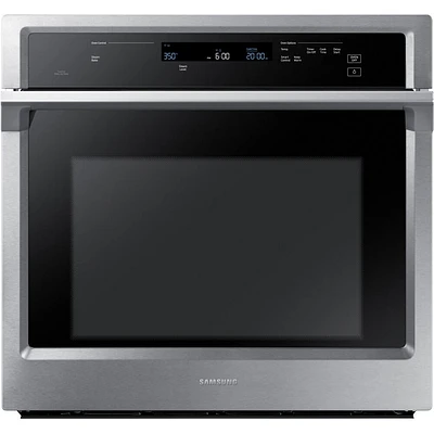 Samsung NV51K6650SS/AA 30 in. Dual Convection Electric Single Wall Oven NV51K6650SS | Electronic Express