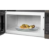 GE JVM3160EFES 1.6 Cu. Ft. Slate Over-the-Range Microwave Oven | Electronic Express