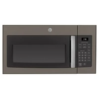 GE JVM3160EFES 1.6 Cu. Ft. Slate Over-the-Range Microwave Oven | Electronic Express