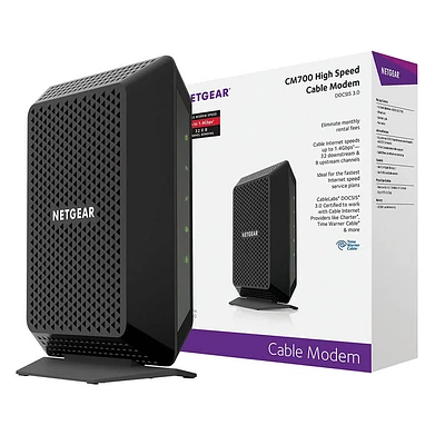 Netgear CM700-100NAS DOCSIS 3.0 Cable Modem CM700100NAS | Electronic Express