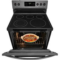 Frigidaire FFEF3054TD 5.3 Cu. Ft. Black Stainless Freestanding Electric Range | Electronic Express