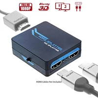 Xtreme XHV1-1016-BLK 2 Port HDMI Splitter XHV11016BLK | Electronic Express