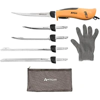 American Angler 5 piece Electric Fillet Knife Kit | Electronic Express