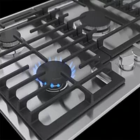 Bosch 36 inch Stainless 500 Series Gas Cooktop | Electronic Express