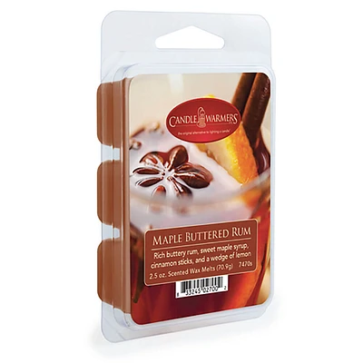 Candle Warmers Maple Buttered Rum Wax Melts, 2.5 Oz, 6 Pack  | Electronic Express