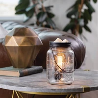 Candle Warmers Mason Jar Vintage Bulb Illumination Fragrance Warmer  | Electronic Express