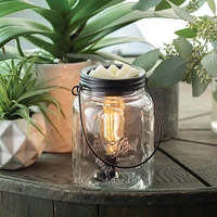 Candle Warmers Mason Jar Vintage Bulb Illumination Fragrance Warmer  | Electronic Express