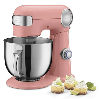 Cuisianrt Precision Master 5.5 Quart Stand Mixer - Blushing Coral  | Electronic Express
