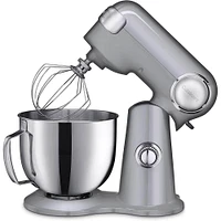 Cuisinart Precision Master 5.5 Quart Stand Mixer in Stainless Steel- SM50BC | Electronic Express