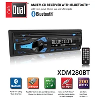 Dual Multimedia Detachable 3.7 inch LCD Single DIN Car Stereo | Electronic Express