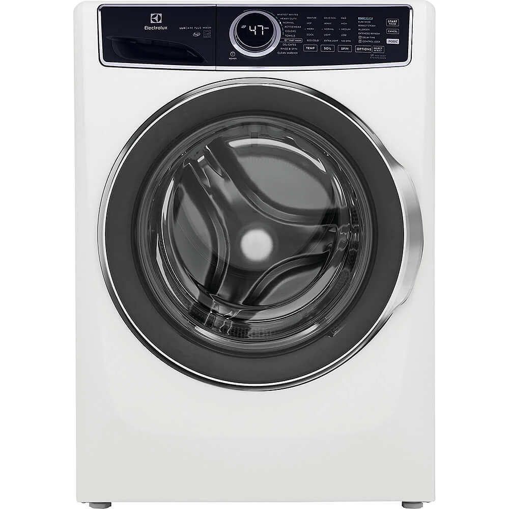 Electrolux 4.5 Cu. Ft. White Steam Front Load Washer | Electronic Express