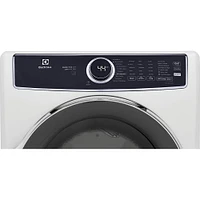 Electrolux 8.0 Cu. Ft. White Steam Electric Front Load Dryer | Electronic Express