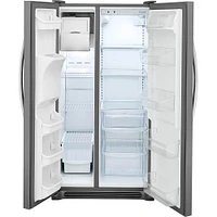 Frigidaire FFSS2615TS 25.5 Cu. Ft. Stainless Steel Side-by-Side Refrigerator - OPEN BOX | Electronic Express