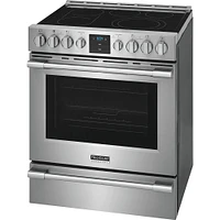 Frigidaire Professional 5.4 Cu. Ft. Stainless Front Control Electric Range with Air Fry | Electronic Express