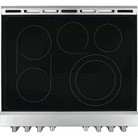 Frigidaire Professional 5.4 Cu. Ft. Stainless Front Control Electric Range with Air Fry | Electronic Express