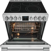 Frigidaire Professional 5.4 Cu. Ft. Stainless Front Control Electric Range with Air Fry | Electronic Express