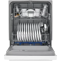 Frigidaire FFCD2418UW 55 dBa White Built-in Dishwasher | Electronic Express