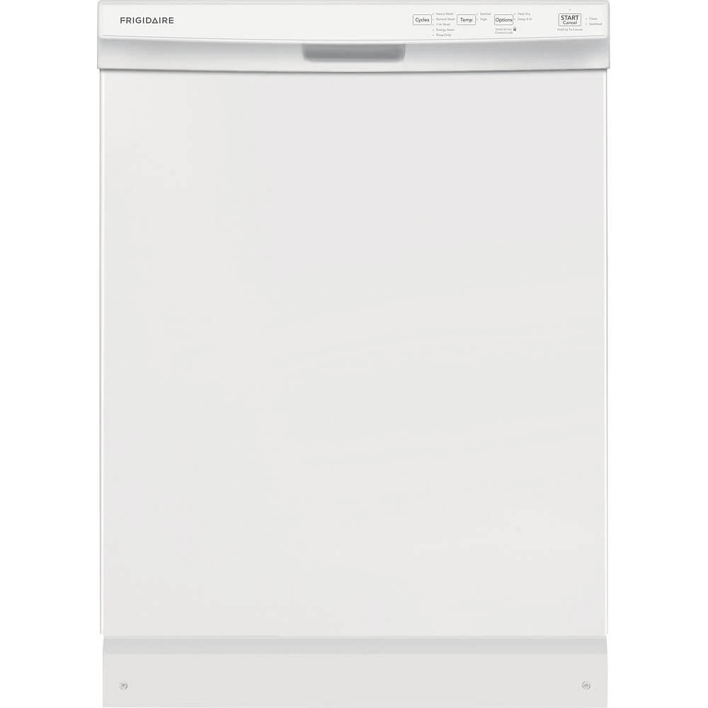 Frigidaire FFCD2418UW 55 dBa White Built-in Dishwasher | Electronic Express