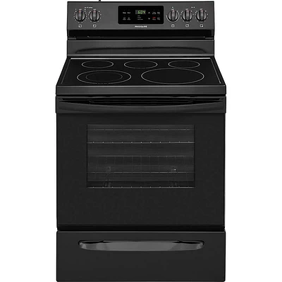 Frigidaire FFEF3054TB 5.3 Cu. Ft. Freestanding Black Electric Range | Electronic Express