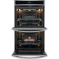 Frigidaire Gallery 30 inch Stainless Double Electric Wall Oven | Electronic Express