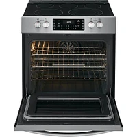 Frigidaire Gallery FGEH3047VF 5.4 cu.ft. Stainless Electric Range with Air Fry | Electronic Express