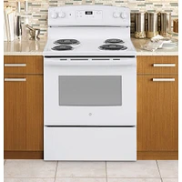 GE 5.0 Cu. Ft. Free-Standing Electric Range | Electronic Express