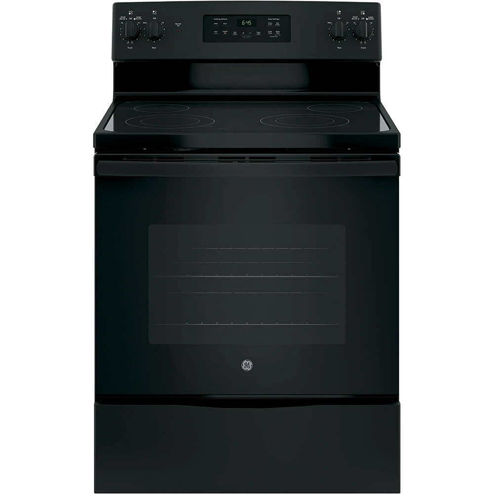 GE JB645DKBB 5.3 Cu. Ft. Black Freestanding Electric Range | Electronic Express