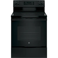 GE JB645DKBB 5.3 Cu. Ft. Black Freestanding Electric Range | Electronic Express