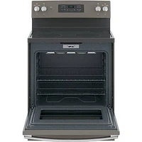 GE JB645EKES 5.3 Cu. Ft. 4 Element Slate Electric Range | Electronic Express