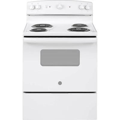 GE JBS160DMWW 5.0 cu. ft. Electric Coil Range | Electronic Express