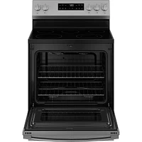 GE 5.3 Cu. Ft. Stainless Steel Freestanding Electric Range | Electronic Express