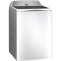 GE Profile Cu. Ft. White Washer with Smarter Wash Technology and FlexDispense | Electronic Express