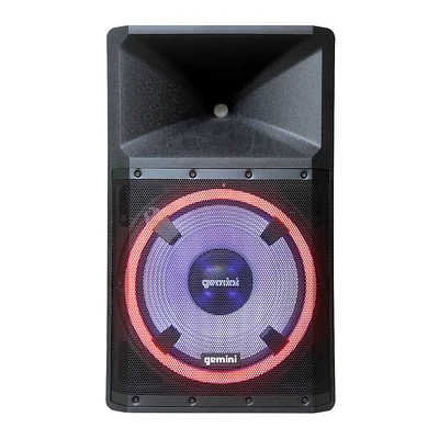 Bluetooth Party Speaker with Party Lights, Microphone, and Speaker Stand | Electronic Express