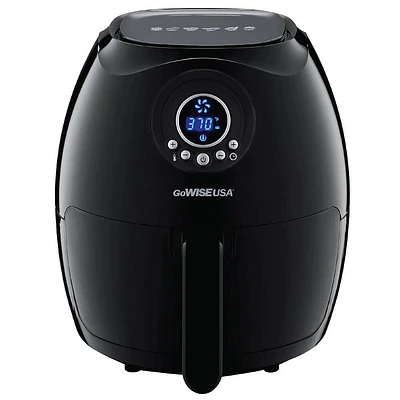 GoWise 3.7 Quart Digital Air Fryer + Recipe Book | Electronic Express