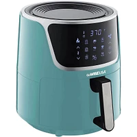 GoWise 7-Qt Electric Air Fryer w/ Dehydrator in Teal | Electronic Express