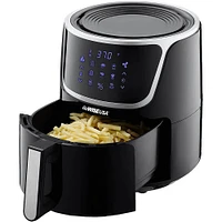GoWise 7-Qt Electric Air Fryer with Dehydrator in Black- GW22956 | Electronic Express