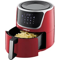 GoWise 7-Qt Electric Air Fryer with Dehydrator in Red- GW22957 | Electronic Express