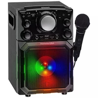 Karaoke USA Portable MP3 Karaoke Player with Bluetooth | Electronic Express