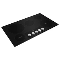 KitchenAid 36 inch Black Built-In Electric Cooktop | Electronic Express