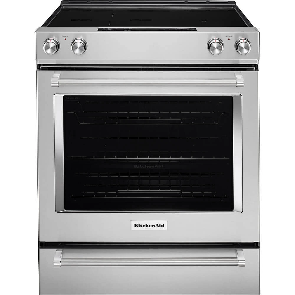 KitchenAid KSEG700ESS 6.4 Cu. Ft. 5 Element Stainless Slide-in Range | Electronic Express